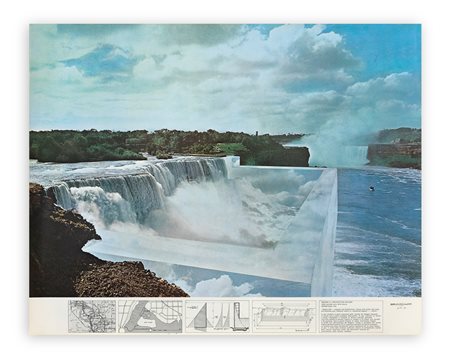 SUPERSTUDIO GROUP (1966-1986) - Niagara o l'architettura riflessa (la seconda serie della natura), 1970
