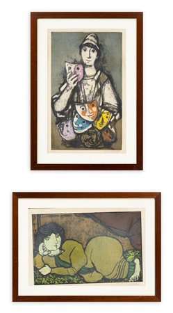 AUTORI VARI (CANTATORE E BRANCACCIO) - Lotto unico composto da 2 opere grafiche