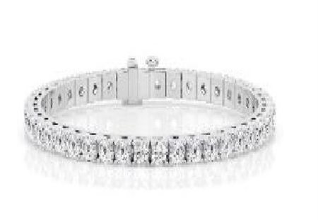 BRACCIALETTO TENNIS IN ORO 12,90 GR CON DIAMANTI LAB GROWN CL28