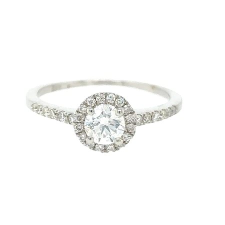 ANELLO IN ORO BIANCO 14K 1.88 GR CON DIAMANTI - RNG30205