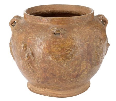 Cina. Regno dei Qi settentrionali (550 - 577), (?)
Giara con decoro a rilievo di figure alternate ad animali