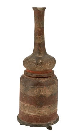 Tibet. XIX secolo
Fornello e pignatta a forma di stupa