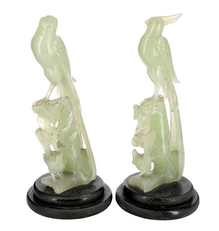 Cina. XX secolo
Coppia di fagiani su roccia