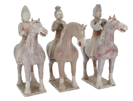 Cina
Suonatori a cavallo in stile Tang