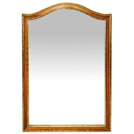 Specchiera in legno dorato e laccato, 20° secolo