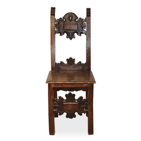 Seggiolone a cartella, Tuscany, 16° secolo