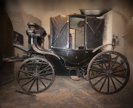Carrozza d'epoca Landau sigla GS