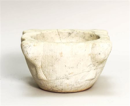 MORTAIO IN MARMO - MARBLE MORTAR h cm 14,5