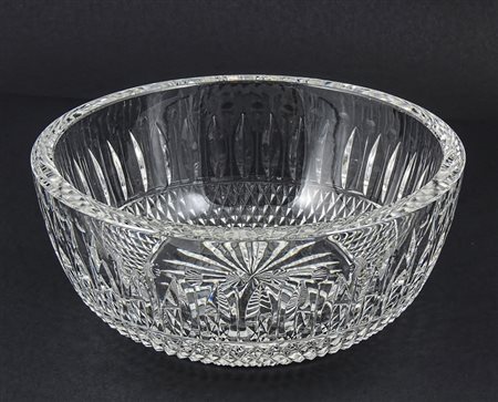 GRANDE CIOTOLA IN CRISTALLO MOLATO - CUT CRYSTAL BOWL Francia, St. Louis -...