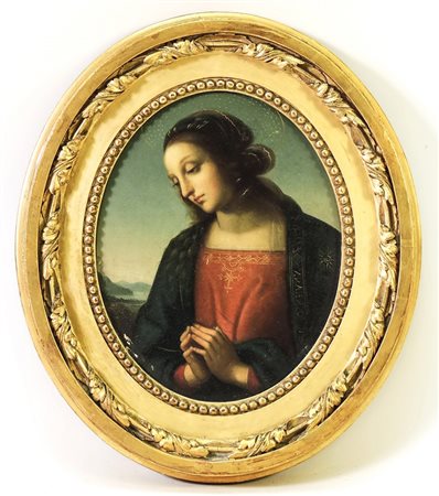 DAL PERUGINO - FROM PERUGINO Madonna Copista del XIX secolo - 19th Century...