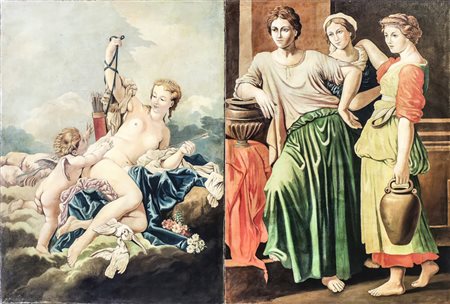 Figure Femminili con anfore - Female Figures with Amphoras Venere e Cupido -...