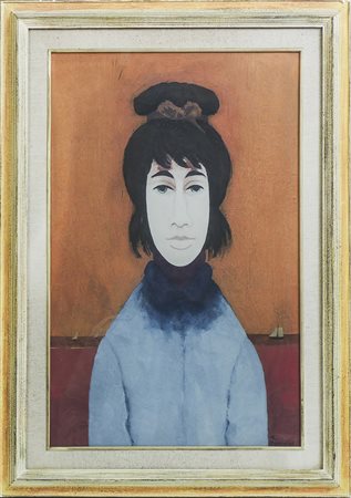 MARCELLO BOCCACCI (1914-1996) Ritratto femminile - Female Portrait olio su...