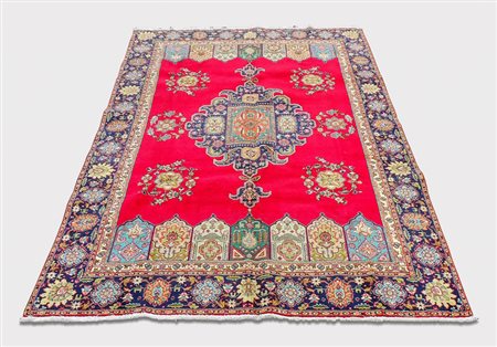 TAPPETO PERSIANO TABRIZ - PERSIAN TABRIZ CARPET vecchia manifattura, fondo...