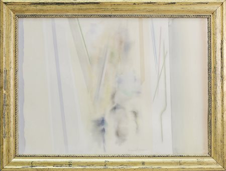 RICCARDO GUARNERI VI interrotta - Composition acquerello su cartoncino -...