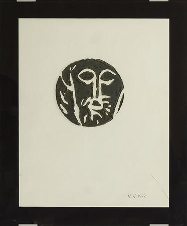 VENTURINO VENTURI (1918- 2002) Senza Titolo - Untitled inchiostro impresso su...