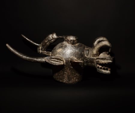A fine and large African Kponyugu mask