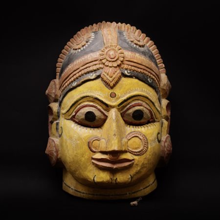 A large Indian dancing mask