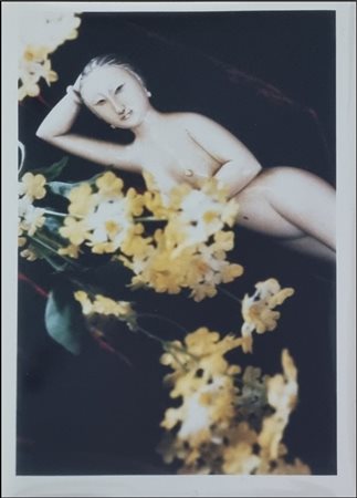 GUILLAUME CORNEILLE Belgio 1922 - Francia 2010 "Odalisque de Orient - Femme Mede cin en ivoire"