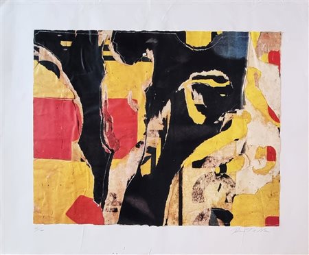 ROTELLA MIMMO Catanzaro 1918 - Milano 2006 "Senza titolo"