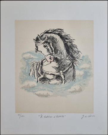 DE CHIRICO GIORGIO Grecia 1888 - Roma 1978 "Il destriero di Achille"