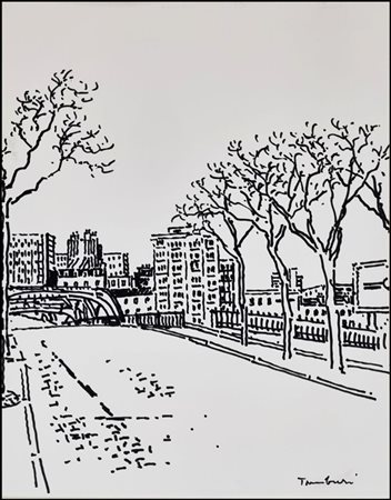 TAMBURI ORFEO Jesi 1910 - Parigi 1994 "Senza titolo"