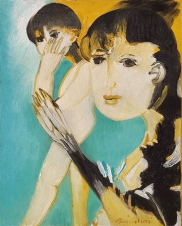 BRINDISI REMO Roma 1918 - Lido di Spina 1996 "Maternità"