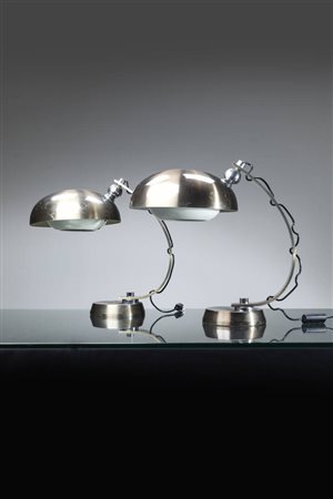 PRODUZIONE ITALIANA<BR>Coppia di lampade da tavolo
