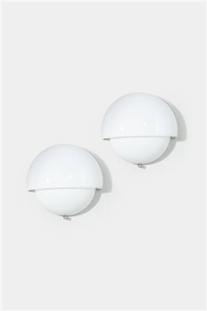 VICO MAGISTRETTI<BR>Set di due lampade da parete mod. Mania