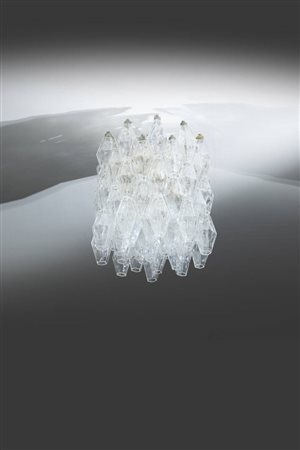 PAOLO VENINI<BR>Lampadario mod. Poliedri