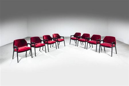 ICO E LUISA PARISI<BR>Otto sedie mod. 814