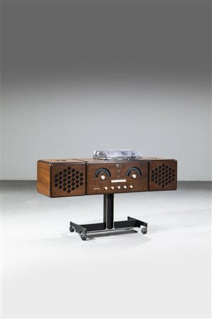 ACHILLE E PIER GIACOMO CASTIGLIONI<BR>Radiofonografo Brionvega RR126