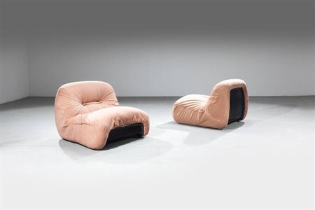 CLAUDIO VAGNONI<BR>Coppia di poltrone mod. Malù