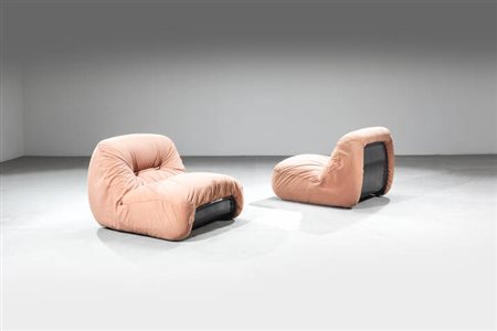 CLAUDIO VAGNONI<BR>Coppia di poltrone mod. Malù