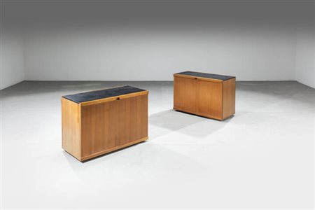 VICO MAGISTRETTI<BR>Coppia di credenze mod. MB55