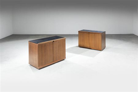 VICO MAGISTRETTI<BR>Coppia di credenze mod. MB55