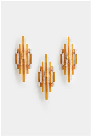 POLIARTE<BR>Set di tre lampade da parete