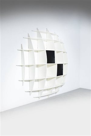 MANFREDO MASSIRONI<BR>Padova 1937 - 2011<BR>Libreria mod. Tyco