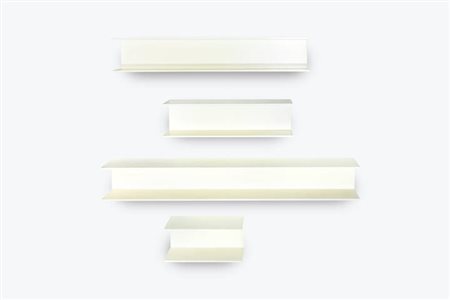 PRODUZIONE ITALIANA<BR>Set di quattro mensole