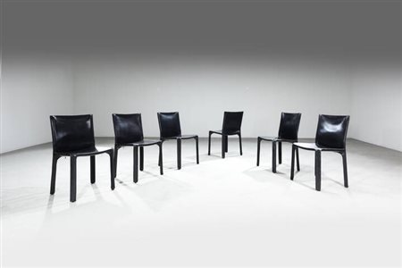 MARIO BELLINI<BR>Sei sedie mod. Cab