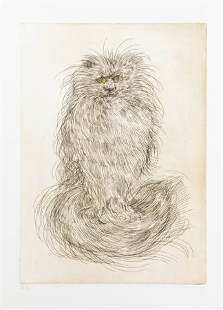 ENRICO COLOMBOTTO ROSSO<BR>Torino 1925 - 2013 Casale Monferrato (AL)<BR>"Gatto"