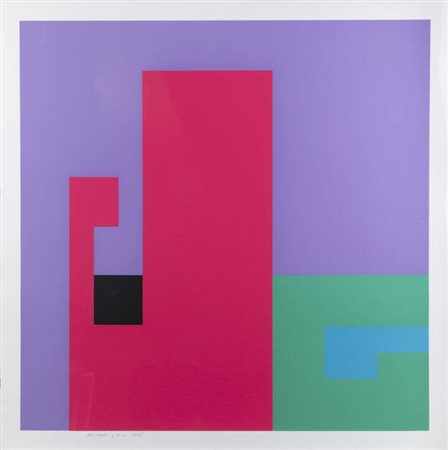 BRUNO MUNARI<BR>Milano 1907 - 1998<BR>"Negativo Positivo" 1995