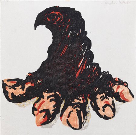 ARMANDO TESTA<BR>Torino 1917 - 1992<BR>"Aquila con artrite" 1982