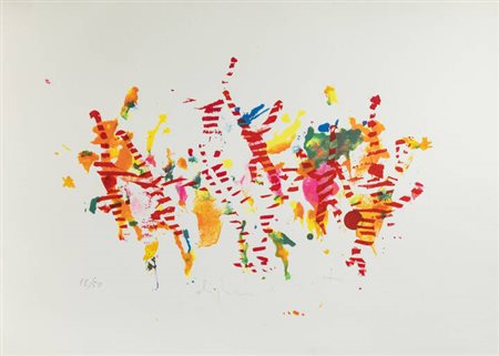 ALIGHIERO BOETTI<BR>Torino 1940 - 1994 Roma<BR>"Senza titolo" 1986