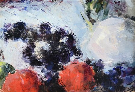 Alberto Sartoris SENZA TITOLO olio su tavola, cm 16x24 sul retro: firma