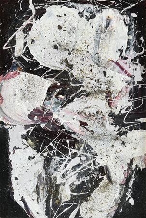 Jan Meyer (1927 - 1995) SENZA TITOLO, 1958 tecnica mista su tavola, cm 24x16...