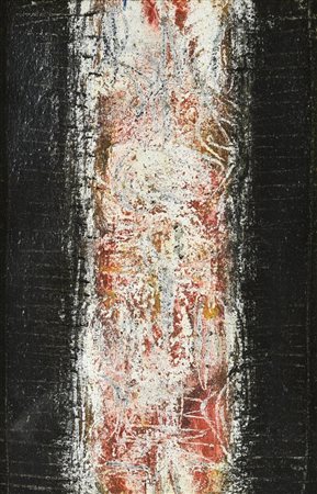 Antonio Carena (1925 - 2010) SENZA TITOLO tecnica mista su cartone, cm 25x18