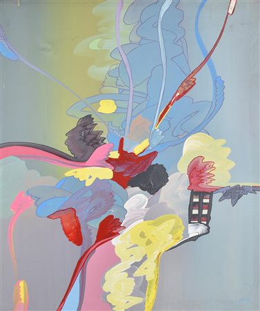 Nicola Naimo (1951) SENZA TITOLO, 1977 olio su tela, cm 70x60 firma sul...