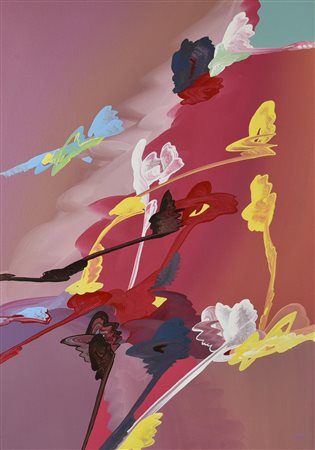 Nicola Naimo (1951) SENZA TITOLO, 1977 olio su tela, cm 70x50 firma sul...