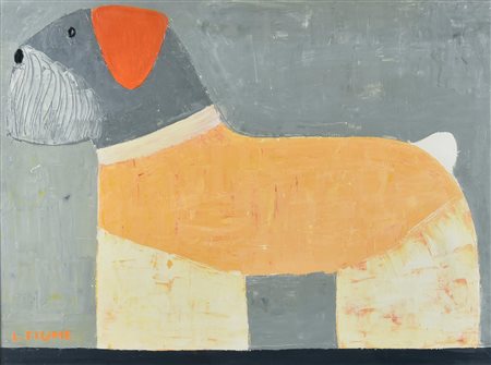 Laura Fiume (1953) SENZA TITOLO olio su tavola, cm 53x70 firma