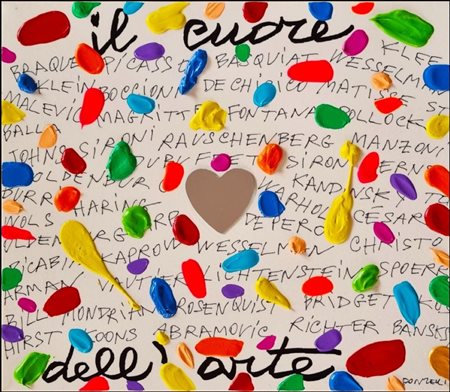 DONZELLI BRUNO Napoli 1941 "Il cuore dell'arte"